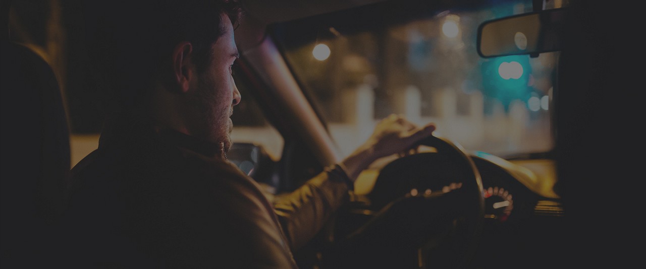 Man-In-Car-at-Night