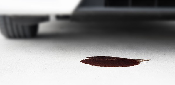 Oil-Puddle-Under-Vehicle