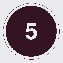 number-five-in-circle