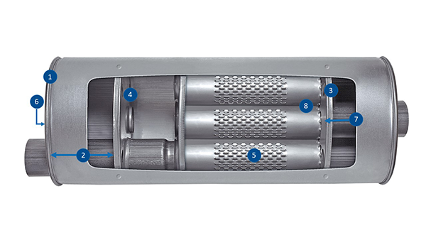 Walker Exhaust Quiet-Flow SS Walker Exhaust Quiet-Flow SS